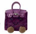 Fluff BikinCat Handmade Bag In Genuine Leather Size S