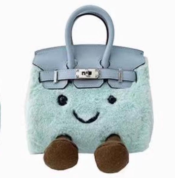 Fluff BikinCat Handmade Bag In Genuine Leather Size S