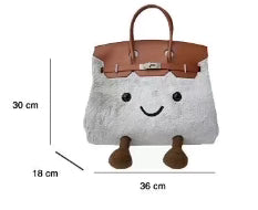 Fluff BikinCat Handmade Bag In Genuine Leather Size L