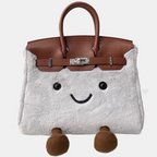 Fluff BikinCat Handmade Bag In Genuine Leather Size L