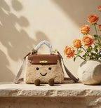 Fluff KelyCat Handmade Bag In Genuine Leather Size S