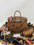 Autumn Leaf BikinCat Handmade Bag In Genuine Leather Size M