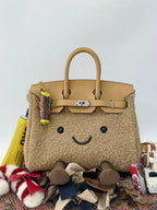 Autumn Leaf BikinCat Handmade Bag In Genuine Leather Size M